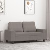 Canapé à 2 places Taupe 120 cm Tissu 616669616669