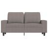 Canapé à 2 places Taupe 120 cm Tissu 616669616669