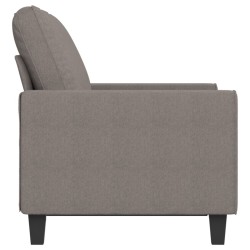 Canapé à 2 places Taupe 120 cm Tissu 616669616669