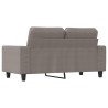 Canapé à 2 places Taupe 120 cm Tissu 616669616669