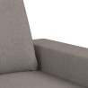 Canapé à 2 places Taupe 120 cm Tissu 616669616669