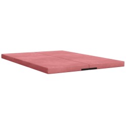 Canapé-lit pliable 140 x 67 x 45 cm Rose 616681616681