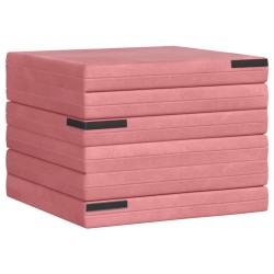Canapé-lit pliable 140 x 67 x 45 cm Rose 616681616681