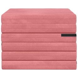 Canapé-lit pliable 140 x 67 x 45 cm Rose 616681616681