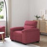 Canapé/Fauteuil rouge vin 100x81x84 cm tissu 616682616682