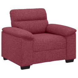 Canapé/Fauteuil rouge vin 100x81x84 cm tissu 616682616682