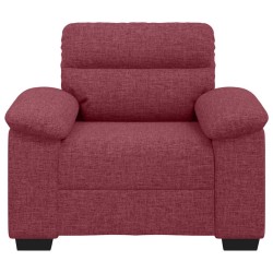 Canapé/Fauteuil rouge vin 100x81x84 cm tissu 616682616682