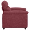 Canapé/Fauteuil rouge vin 100x81x84 cm tissu 616682616682