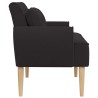Canapé love seat avec capitonnage en boutons Noir Bouclé 616683616683