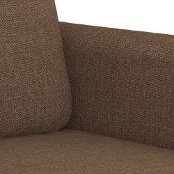 Canapé à 3 places Marron 180 cm Tissu 616684616684