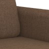 Canapé à 3 places Marron 180 cm Tissu 616684616684