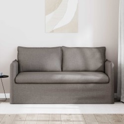 Canapé Taupe 156 x 82 x 85 cm tissu 616687616687