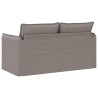 Canapé Taupe 156 x 82 x 85 cm tissu 616687616687