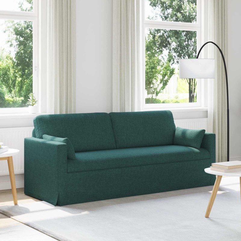 Canapé Vert foncé 198 x 78 x 80 cm tissu 616690616690
