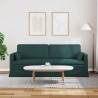 Canapé Vert foncé 198 x 78 x 80 cm tissu 616690616690