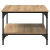 Table basse Chêne artisanal 55 x 55 x 40 cm Bois d'ingénierie 616701616701