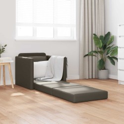 Canapé-Lit 60cm Gris Simili cuir 616703616703