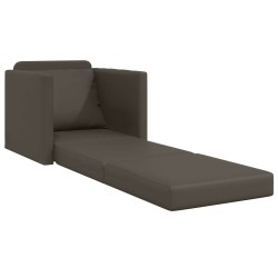 Canapé-Lit 60cm Gris Simili cuir 616703616703