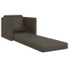 Canapé-Lit 60cm Gris Simili cuir 616703616703