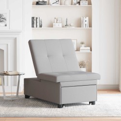 Canapé-lit escamotable Gris 194 x 50 x 82 cm tissu 616704616704
