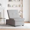 Canapé-lit escamotable Gris 194 x 50 x 82 cm tissu 616704616704