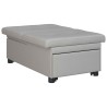 Canapé-lit escamotable Gris 194 x 50 x 82 cm tissu 616704616704