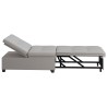 Canapé-lit escamotable Gris 194 x 50 x 82 cm tissu 616704616704