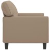 Canapé à 2 places Cappuccino 120 cm Similicuir 616706616706