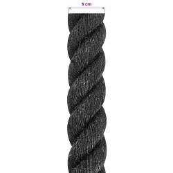Corde en Jute 50 Noir Jute 100% Tossa 616707616707