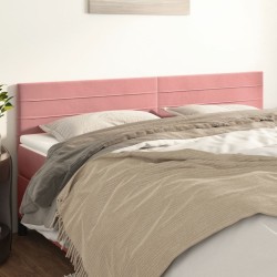 Têtes de lit Rose 160x5x78/88 cm Velours 616708616708
