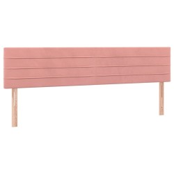 Têtes de lit Rose 160x5x78/88 cm Velours 616708616708