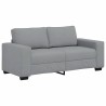 Canapé à 2 places gris clair 180x77x82 cm tissu 616713616713