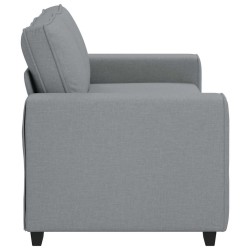Canapé à 2 places gris clair 180x77x82 cm tissu 616713616713