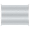 Voile d'ombre Gris clair et blanc 8 x 6 m 616714616714