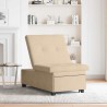 Canapé-lit escamotable Crème 194 x 67 x 82 cm Microfibre 616717616717