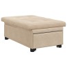 Canapé-lit escamotable Crème 194 x 67 x 82 cm Microfibre 616717616717