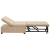 Canapé-lit escamotable Crème 194 x 67 x 82 cm Microfibre 616717616717