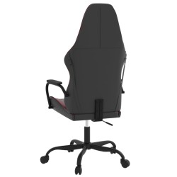 Chaise de jeu Noir et rouge bordeaux Similicuir 616719616719