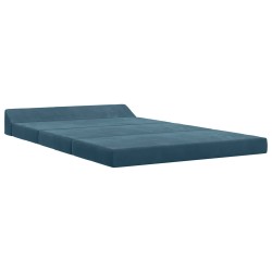 Canapé-lit pliable Bleu 120 x 60 x 49 cm Tissu 616720616720