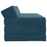Canapé-lit pliable Bleu 120 x 60 x 49 cm Tissu 616720616720