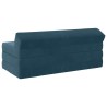 Canapé-lit pliable Bleu 120 x 60 x 49 cm Tissu 616720616720