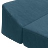 Canapé-lit pliable Bleu 120 x 60 x 49 cm Tissu 616720616720