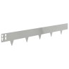Bordure de Pelouse 50 pcs 100 x 15 cm Acier Argenté 616729616729