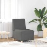 Unité de Sofa Modulaire Sans Accoudoirs 2 pcs Gris foncé 616735616735