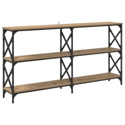 Table console Chêne artisanal 156 x 28 x 80,5 cm 616741616741
