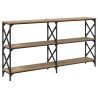 Table console Chêne artisanal 156 x 28 x 80,5 cm 616741616741