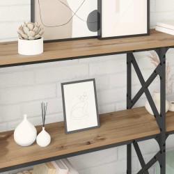 Table console Chêne artisanal 156 x 28 x 80,5 cm 616741616741