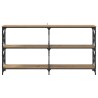 Table console Chêne artisanal 156 x 28 x 80,5 cm 616741616741