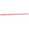 Tissu de remplacement de cantonnière d’auvent rouge blanc 5 m 616742616742