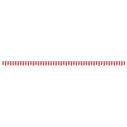 Tissu de remplacement de cantonnière d’auvent rouge blanc 5 m 616742616742